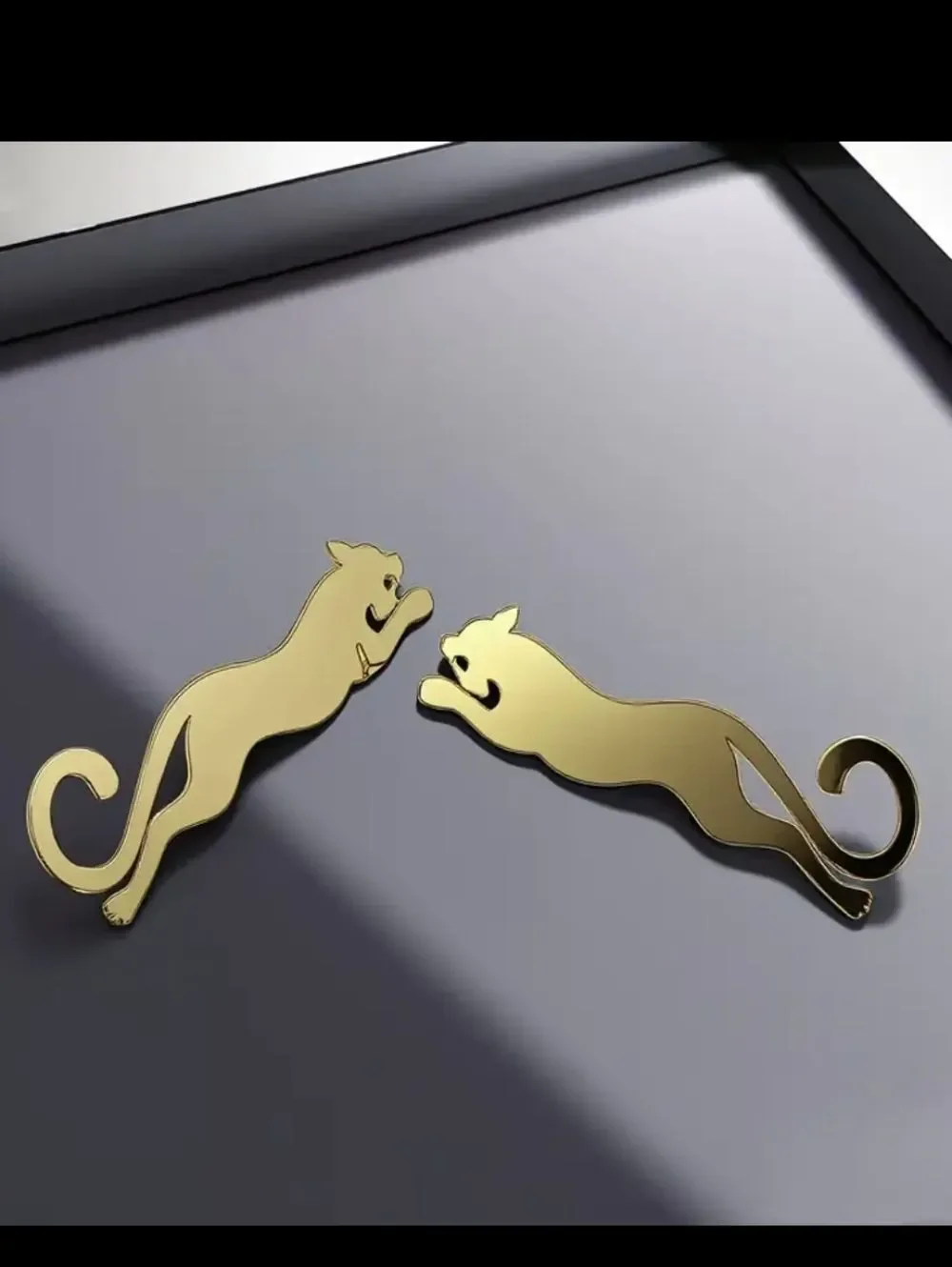 Leopard Golden Plated Earrings
